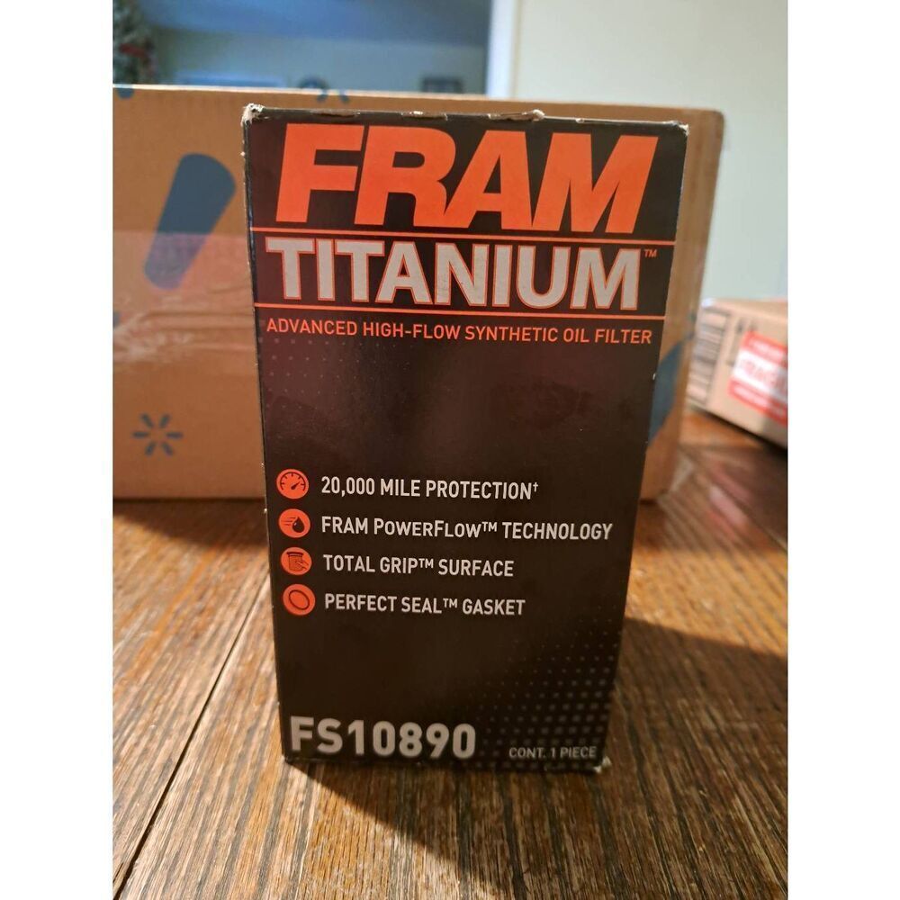 New Fram Titanium Oil Filter FS10890 Truck Maintenance Oil Change